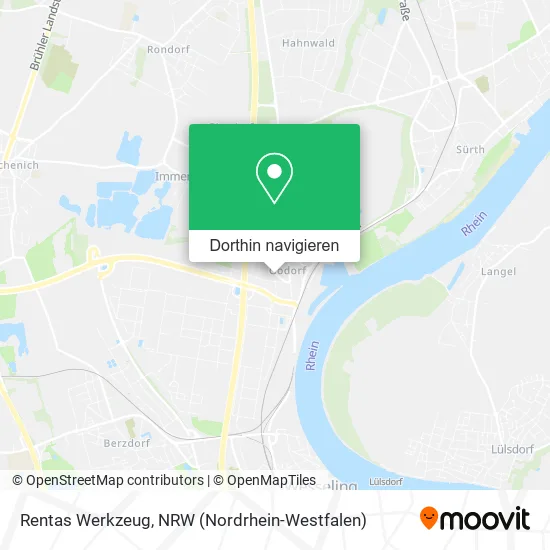 Rentas Werkzeug Karte