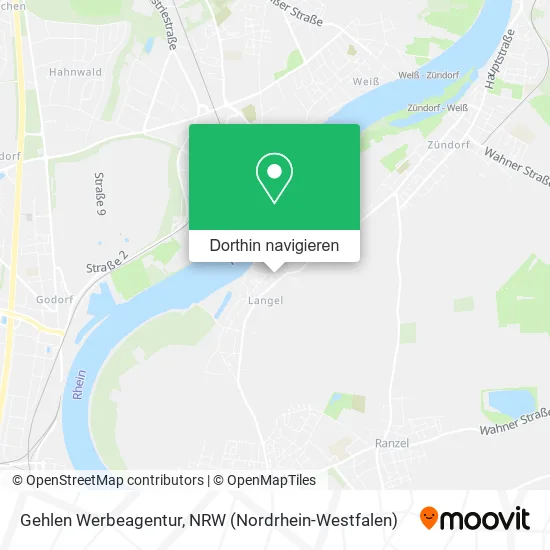 Gehlen Werbeagentur Karte