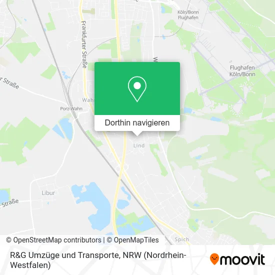 R&G Umzüge und Transporte Karte