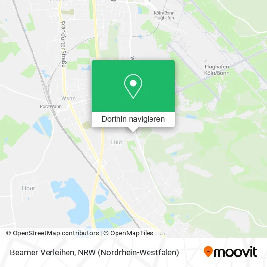 Beamer Verleihen Karte