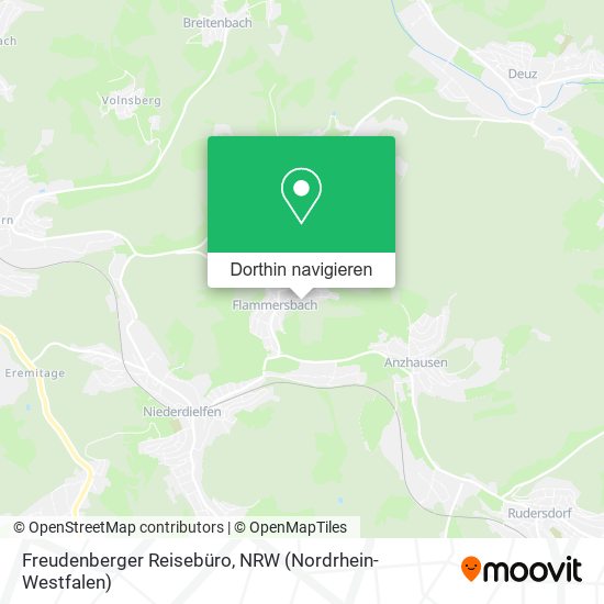 Freudenberger Reisebüro Karte