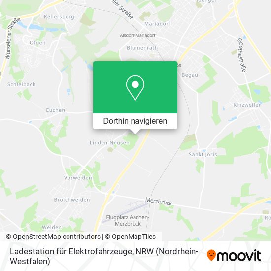 Ladestation für Elektrofahrzeuge Karte