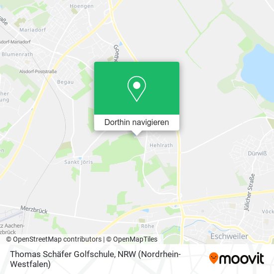 Thomas Schäfer Golfschule Karte