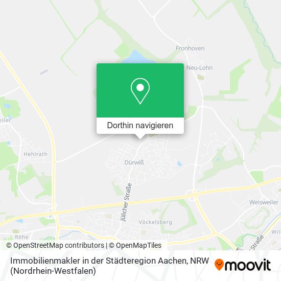 Immobilienmakler in der Städteregion Aachen Karte