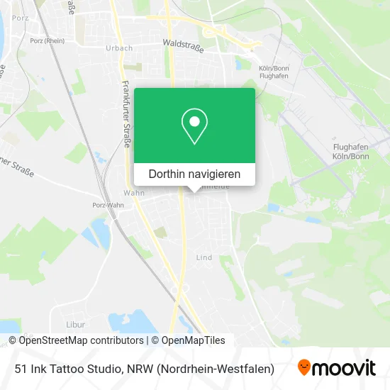 51 Ink Tattoo Studio Karte