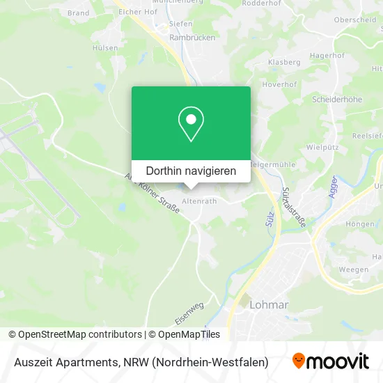 Auszeit Apartments Karte