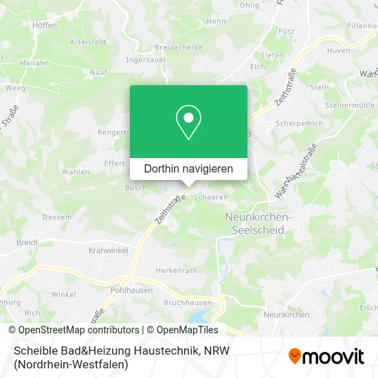 Scheible Bad&Heizung Haustechnik Karte