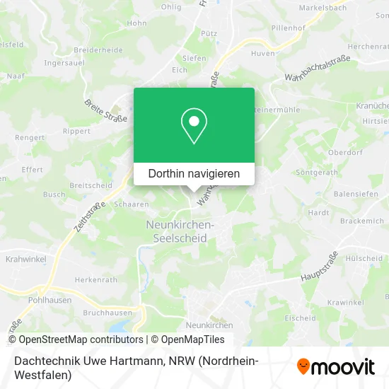 Dachtechnik Uwe Hartmann Karte