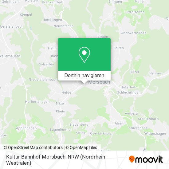 Kultur Bahnhof Morsbach Karte