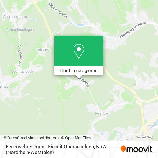 Feuerwehr Siegen - Einheit Oberschelden Karte