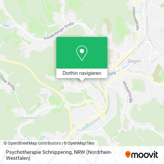 Psychotherapie Schnippering Karte