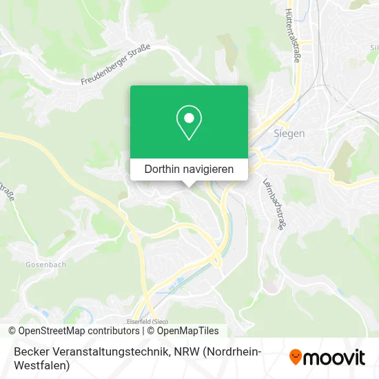 Becker Veranstaltungstechnik Karte