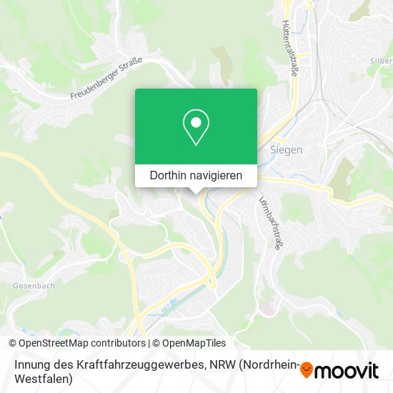Innung des Kraftfahrzeuggewerbes Karte