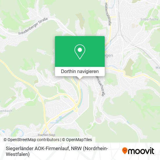 Siegerländer AOK-Firmenlauf Karte