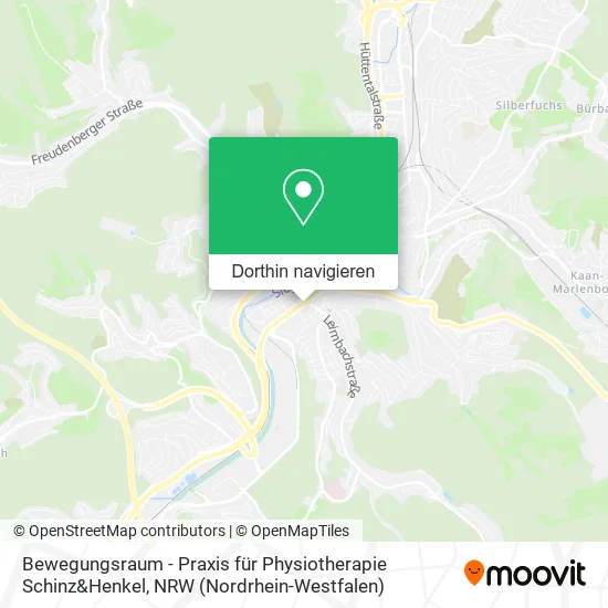Bewegungsraum - Praxis für Physiotherapie Schinz&Henkel Karte