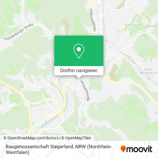 Baugenossenschaft Siegerland Karte