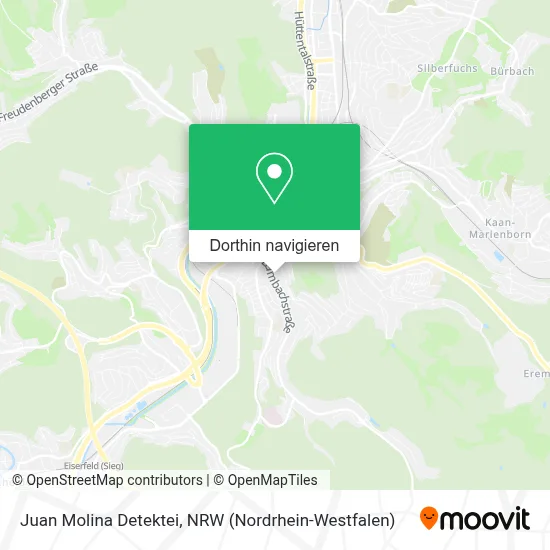 Juan Molina Detektei Karte