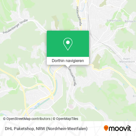 DHL Paketshop Karte