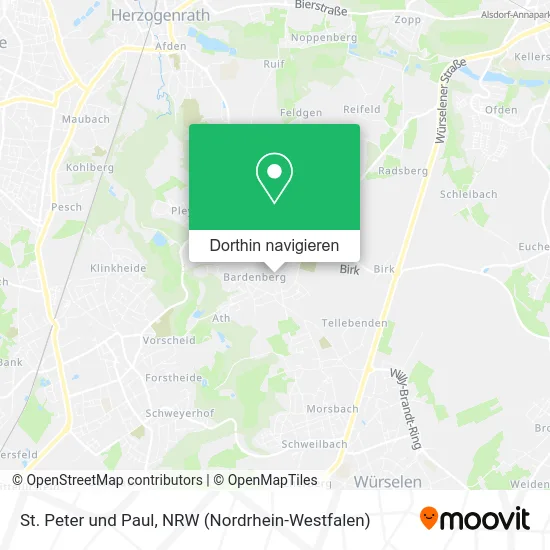 St. Peter und Paul Karte