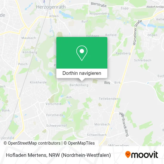 Hofladen Mertens Karte