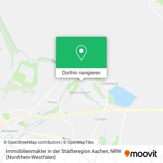 Immobilienmakler in der Städteregion Aachen Karte