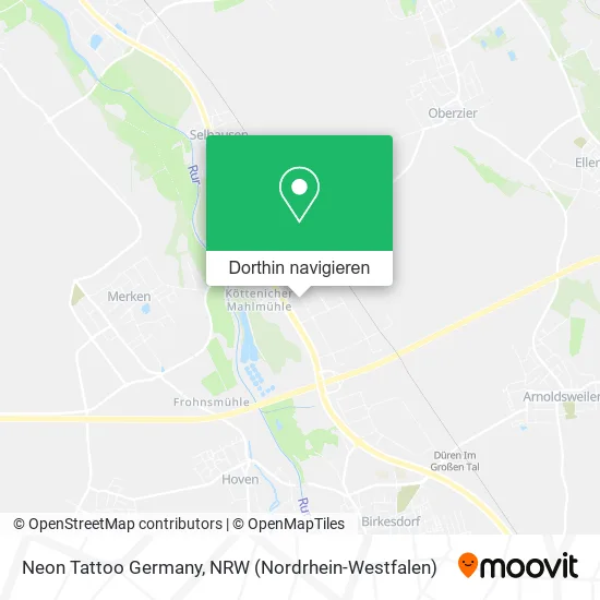 Neon Tattoo Germany Karte