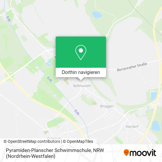 Pyramiden-Planscher Schwimmschule Karte