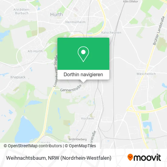 Weihnachtsbaum Karte