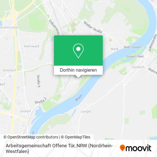 Arbeitsgemeinschaft Offene Tür Karte