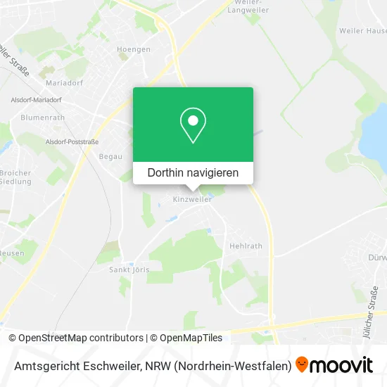 Amtsgericht Eschweiler Karte