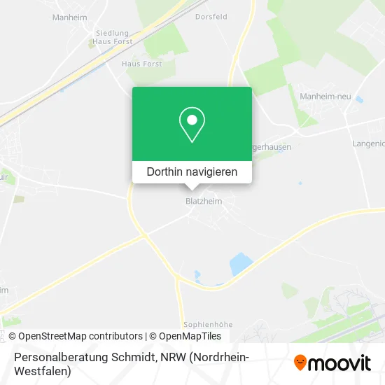 Personalberatung Schmidt Karte