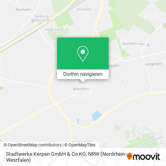 Stadtwerke Kerpen GmbH & Co KG Karte