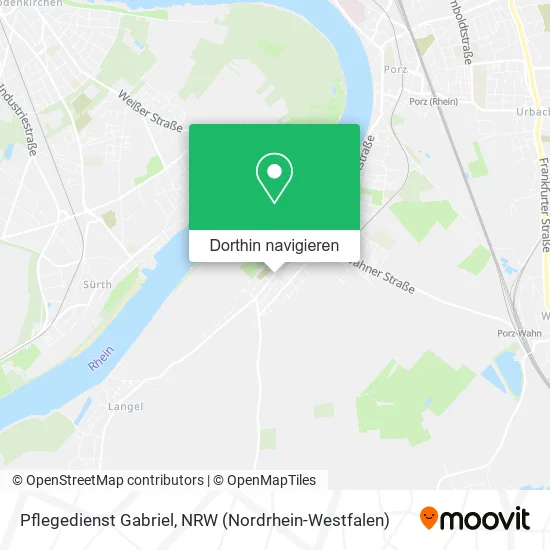 Pflegedienst Gabriel Karte