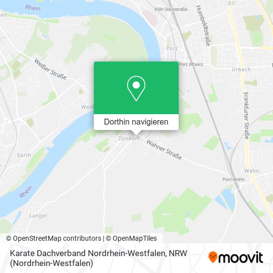 Karate Dachverband Nordrhein-Westfalen Karte