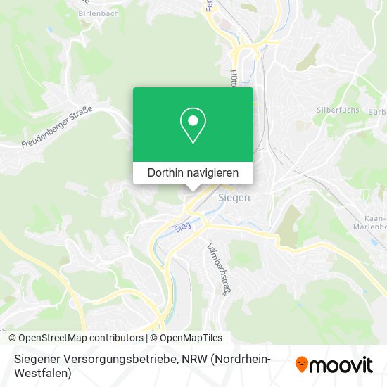 Siegener Versorgungsbetriebe Karte