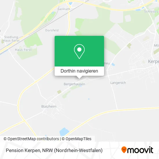 Pension Kerpen Karte