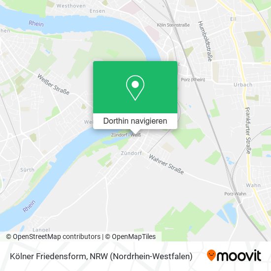 Kölner Friedensform Karte