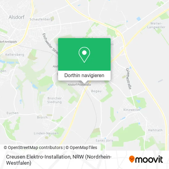 Creusen Elektro-Installation Karte