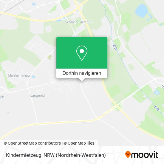 Kindermietzeug Karte