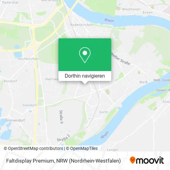 Faltdisplay Premium Karte