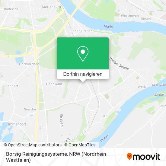 Borsig Reinigungssysteme Karte