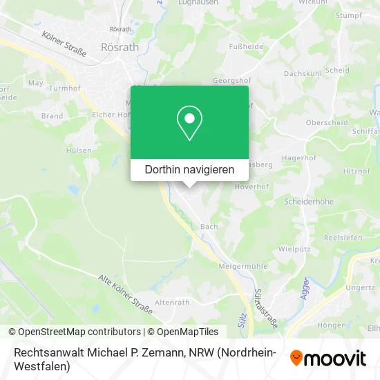 Rechtsanwalt Michael P. Zemann Karte