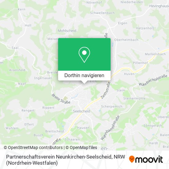 Partnerschaftsverein Neunkirchen-Seelscheid Karte