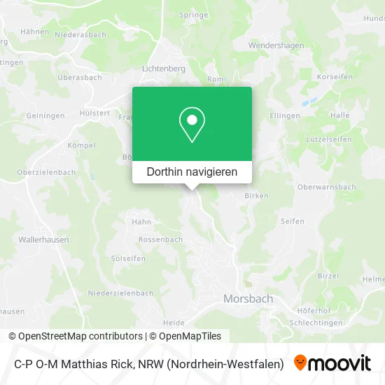 C-P O-M Matthias Rick Karte