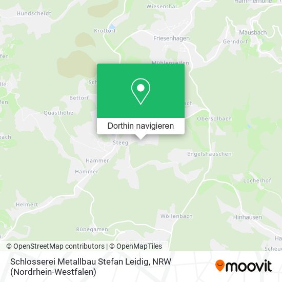 Schlosserei Metallbau Stefan Leidig Karte