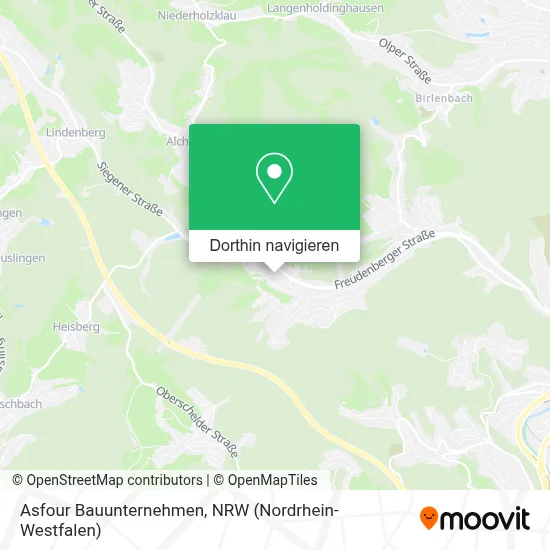 Asfour Bauunternehmen Karte