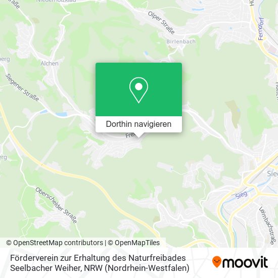 Förderverein zur Erhaltung des Naturfreibades Seelbacher Weiher Karte