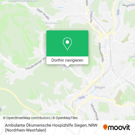 Ambulante Ökumenische Hospizhilfe Siegen Karte