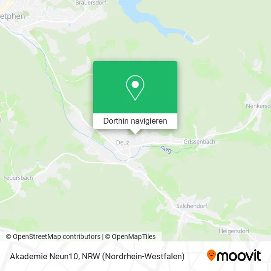 Akademie Neun10 Karte