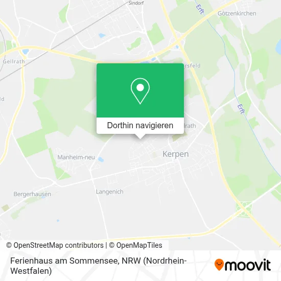 Ferienhaus am Sommensee Karte